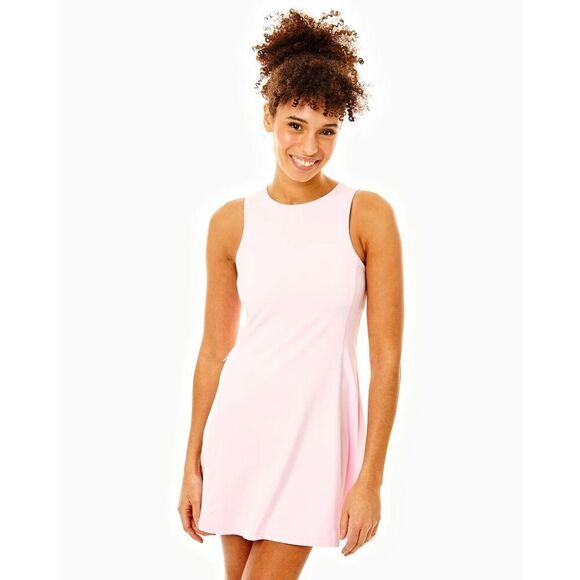 NWT Addison Bay Petal Pink Smooth Sport Panama Dress Size XS $148 MSRP - Picture 1 of 11
